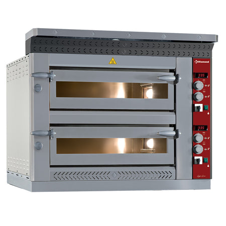 Diamond LD12/35-N Electric Twin Deck Pizza Oven, 12 x ø350mm Pizzas