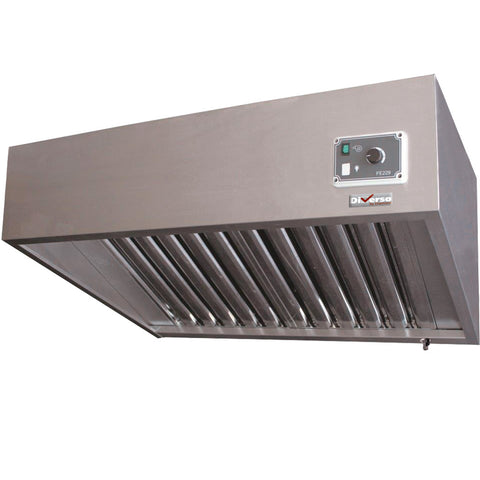 Diverso WR-K157-TV Complete hood, (7/7-1500 M3/h) 120 Pa, variator, 3 filters