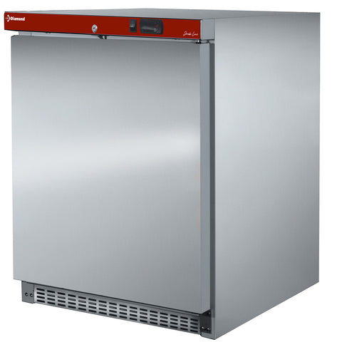 Diamond PV201X-R6 Ventilated Undercounter Refrigerator, 150 Litres