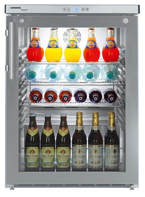 Liebherr FKUv 1663 Glass Single Door Undercounter Fridge, 141 Litres