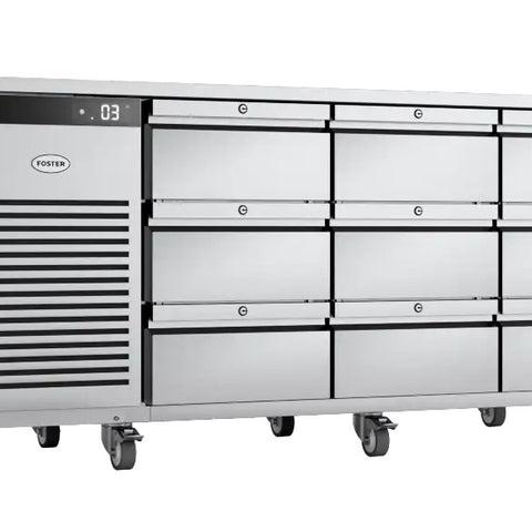 Foster EP1/3H/43-232 EcoPro G3 9 Drawer Refrigerated Counter, 435 Litres