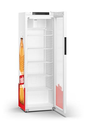 Liebherr MRFVC 4011 Glass Single Door White Display Fridge, 400 Litres