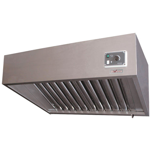 Diverso WR-K157-TV Complete hood, (7/7-1500 M3/h) 120 Pa, variator, 3 filters