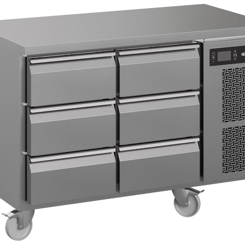 Hoshizaki Premier K 2 A 3D 3D C U 6 Drawer Stainless Steel Refrigerated Counter, 301 Litres