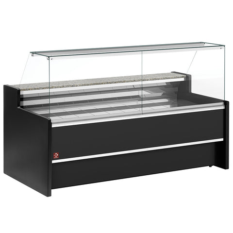 Diamond FC25/B5-VR2 Black Refrigerated Serveover Display, 2500mm