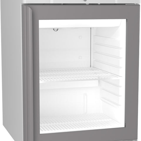 Hoshizaki Compact KG220 L-DR G U Glass Single Door White Undercounter Display Fridge, 123 Litres