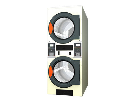 Tolon TRDS11 Stacked Coin Operated Tumble Dryers (11 kg each)