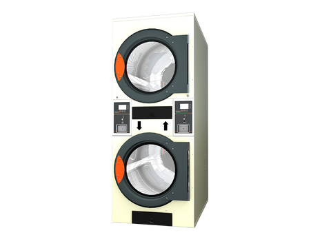 Tolon TRDS16 Stacked Coin Operated Tumble Dryers (16 kg each)