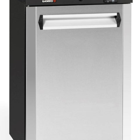 Gamko MG3/150LCS Maxiglass Left Hand Hinged Stainless Steel Front Single Door Undercounter Bottle Cooler, 150 Litres