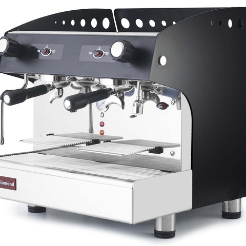 Diamond COMPACT/2PB Semi-Automatic Espresso Coffee Machine 2 Groups, 6.5 Litres