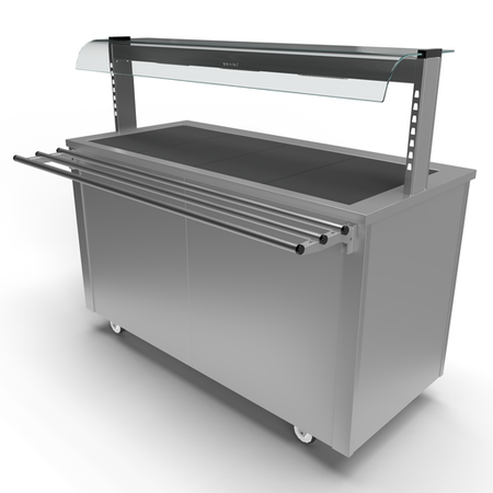 Moffat Versicarte Pro VC4HTQGTR Size 4 Hot Cupboard with Neo Ceran Hot Top package, Complete with Gantry & Tray Rail