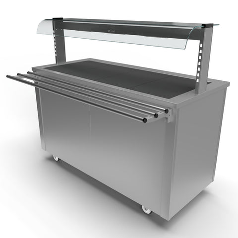 Moffat Versicarte Pro VC4HTQGTR Size 4 Hot Cupboard with Neo Ceran Hot Top package, Complete with Gantry & Tray Rail