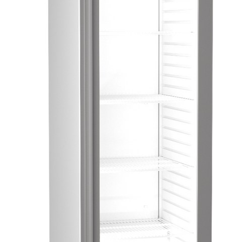 Hoshizaki Compact KG420L C DR G U Glass Single Door White Upright Display Refrigerator, 343 Litres