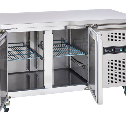 Sterling Pro Cobus SPCR200P 2 Door Refrigerated Counter, 282 Litres