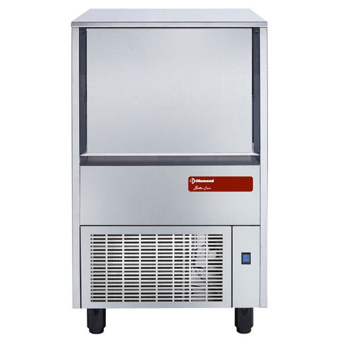 Diamond MXP-55A/N Hollow Ice Cube Maker, 48kg/24hrs Output / 25kg Storage