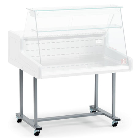Diamond 100-Z Glass Display Undercarriage on Wheels