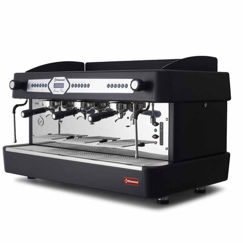 Diamond AROMA/3EB_DVA12 Black Espresso Automatic Coffee Machine with Water Softener