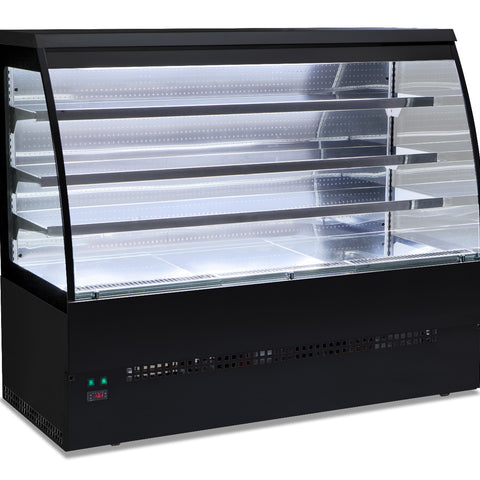 Sterling Pro EVO-SELF-120-BLACK Black Self Service Patisserie Counter, 1200mm