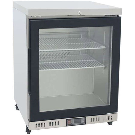 Atosa MBC24FG Glass Single Door Undercounter Freezer, 145 Litres