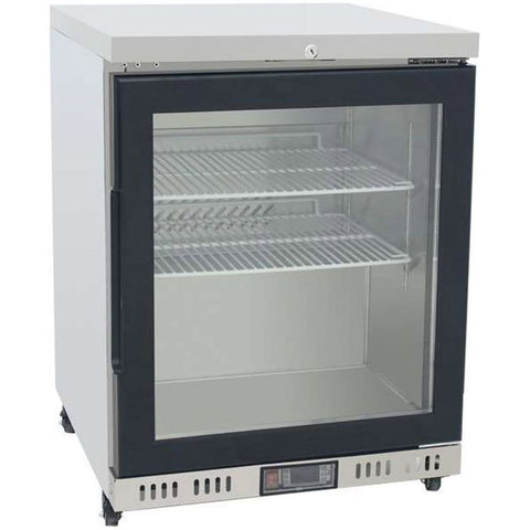 Atosa MBC24FG Glass Single Door Undercounter Freezer, 145 Litres