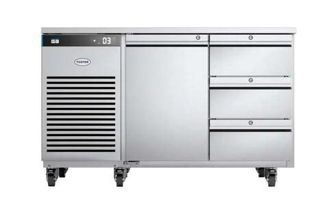 Foster EP1/2H/43-150 EcoPro G3 1 Door & 3 Drawer Refrigerated Counter, 280 Litres