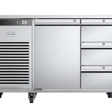 Foster EP1/2H/43-150 EcoPro G3 1 Door & 3 Drawer Refrigerated Counter, 280 Litres