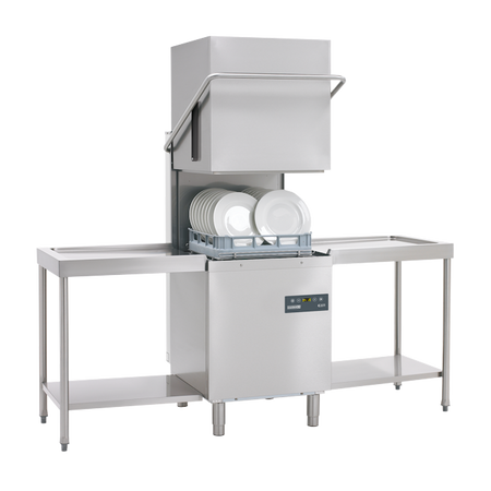 Maidaid C2011D Passthrough Hood Type Dishwasher 500mm Basket + Drain Pump