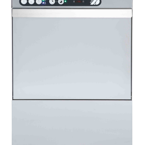 Adler AD50 500mm Basket Dishwasher with Gravity Drain & Chemical Pump, 18 Plates (13 Amp Plug)