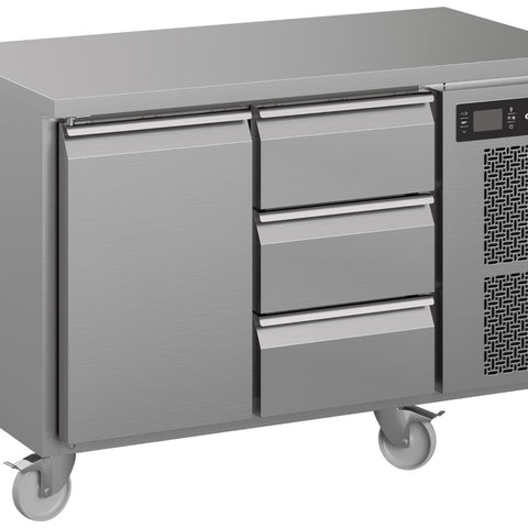 Hoshizaki Premier K 2 A DL 3D C U 1 Door & 6 Drawer Stainless Steel Refrigerated Counter, 301 Litres