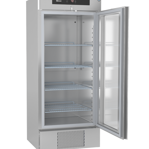 Hoshizaki Premier KG BW80 DR U Glass Single Door Stainless Steel Upright Display Refrigerator, 610 Litres