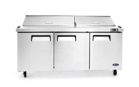 Atosa MSF8304GR 3 Door Heavy Duty Ambient Preparation Counter, 598 Litres