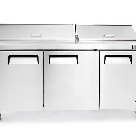 Atosa MSF8304GR 3 Door Heavy Duty Ambient Preparation Counter, 598 Litres