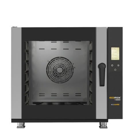 Hobart Ecomax HECMFE6 Full Touch Electric 6 x 1/1GN Grid Combi Oven, 9.5kW