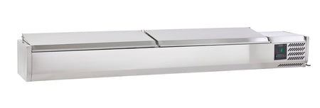 Sterling Pro Cobus SPT2000-330-SS Topping Well with Stainless Steel Lid, 10 x GN1/4