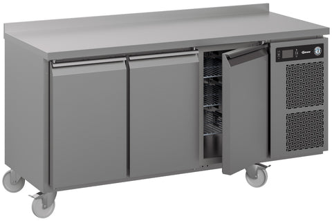 Hoshizaki Premier K 3 A5 DL DL DR C U 3 Door Stainless Steel Refrigerated Counter with Splashback, 463 Litres
