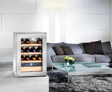 Liebherr WKES 653 Stainless Steel Undercounter Wine Cooler, 48 Litres