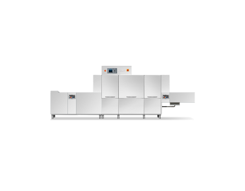 KROMO QK 3760 AS6 Flight Conveyor Dishwasher 3300 dishes/h / Opening 450mmH