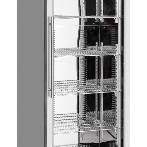 Sterling Pro Green SP110-STS Single Door Stainless Steel Upright Bottle Cooler, 293 Litres