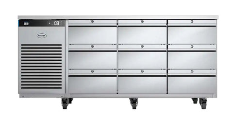 Foster EP1/3H/43-232 EcoPro G3 9 Drawer Refrigerated Counter, 435 Litres