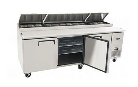 Atosa MPF8203GR 3 Door Refrigerated Preparation Table, 804 Litres
