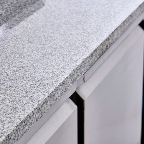 Sterling Pro Cobus SPU903PZ 3 Door Granite Top Pizza Counter, 8 x GN1/6, 402 Litres