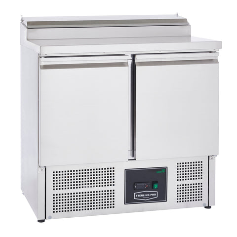Sterling Pro Cobus SPU200PZ 2 Door Pizza Preparation Counter 5 x GN1/6, 240 Litres