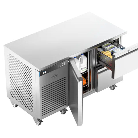 Foster EP1/2H/43-142 EcoPro G3 1 Door & 2 Drawer Refrigerated Counter, 280 Litres