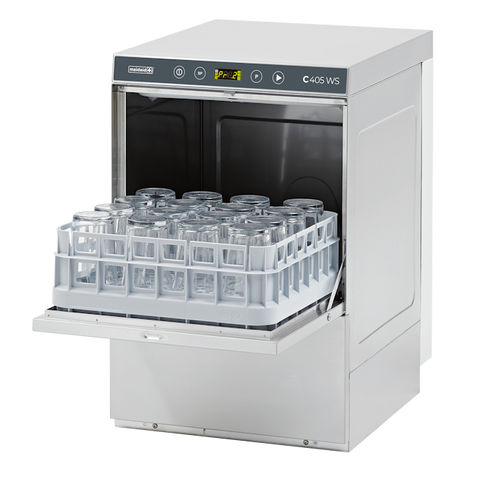 Maidaid C405 WS Undercounter Glasswasher 390mm Basket with Drain Pump & Built-In Water Softener