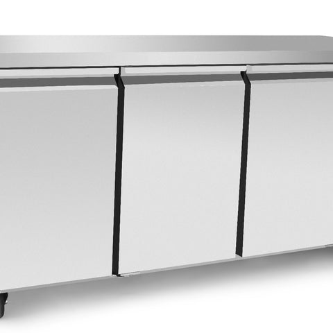Atosa EPF3432HD 3 Door Heavy Duty Preparation Counter Fridge, 420 Litres