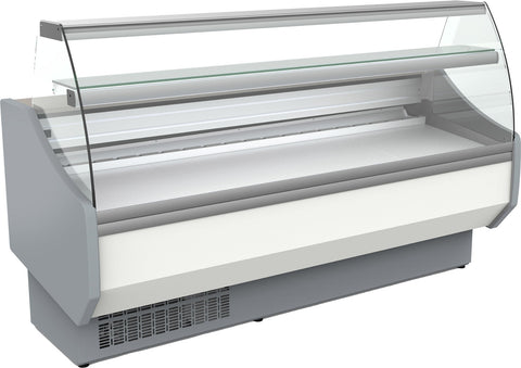 Coreco CVED-8-10-C Curved Glass Serveover, 1055mm