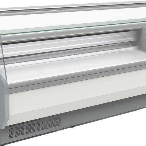 Coreco CVED-8-10-R Flat Glass Serveover, 1055mm