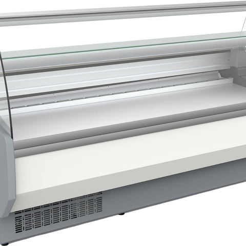 Coreco CVED-8-13-C Curved Glass Serveover, 1305mm