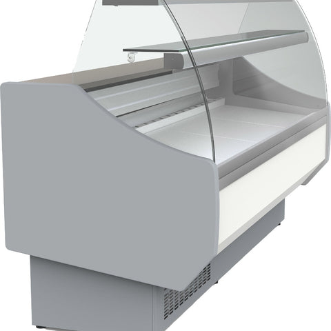Coreco CVED-8-13-C Curved Glass Serveover, 1305mm