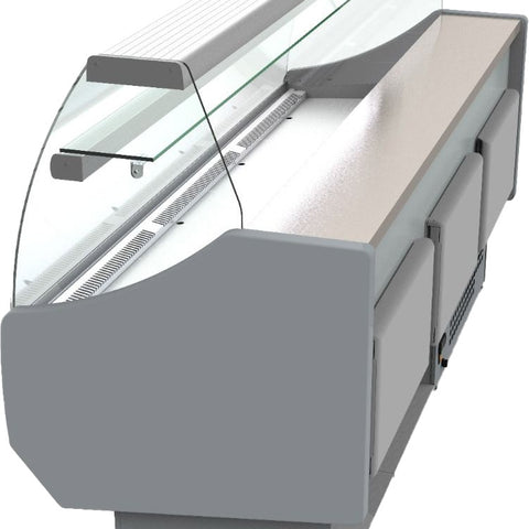 Coreco CVED-8-15-C Curved Glass Serveover 1525mm